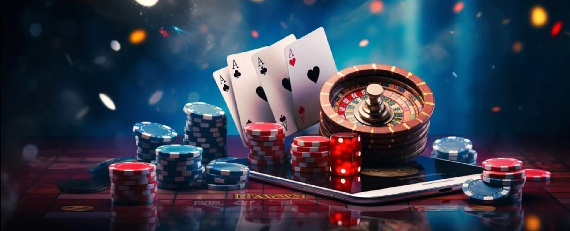 Dynamic super online casino and sports betting registration hero image with bonuses